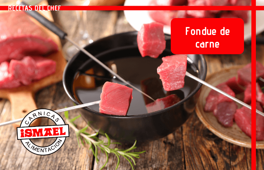receta para preparar una fondue de carne