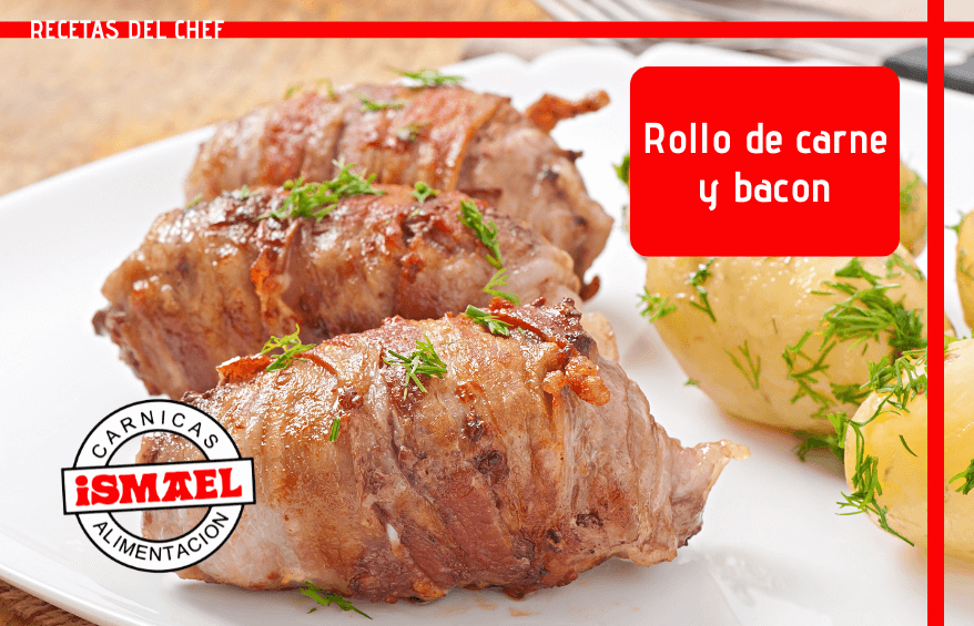 receta de rollo de carne y bacon