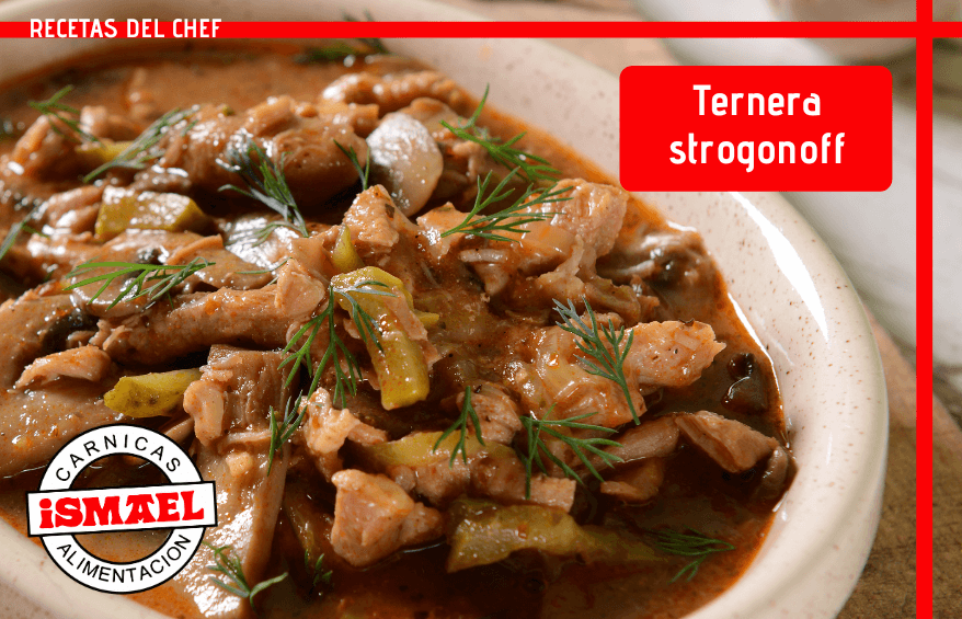 receta ternera strogonoff