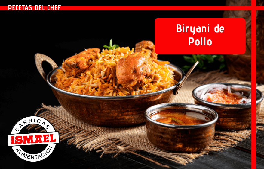ingredientes receta Biryani de Pollo