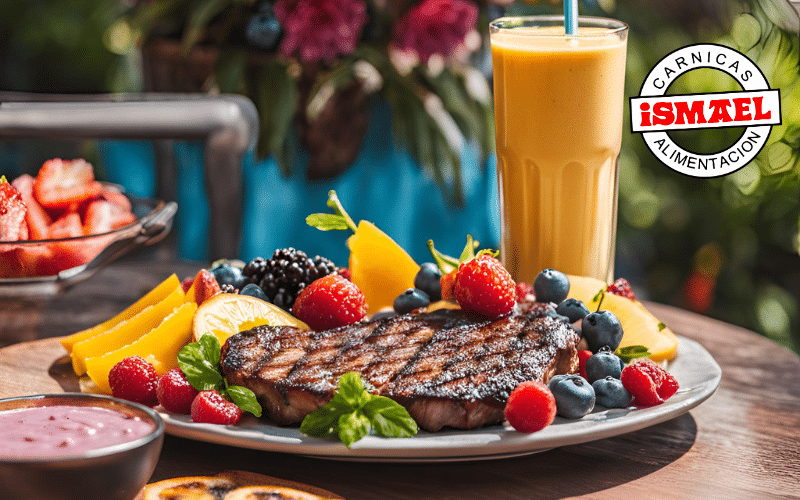 maridaje sin alcohol carne con zumo de frutas
