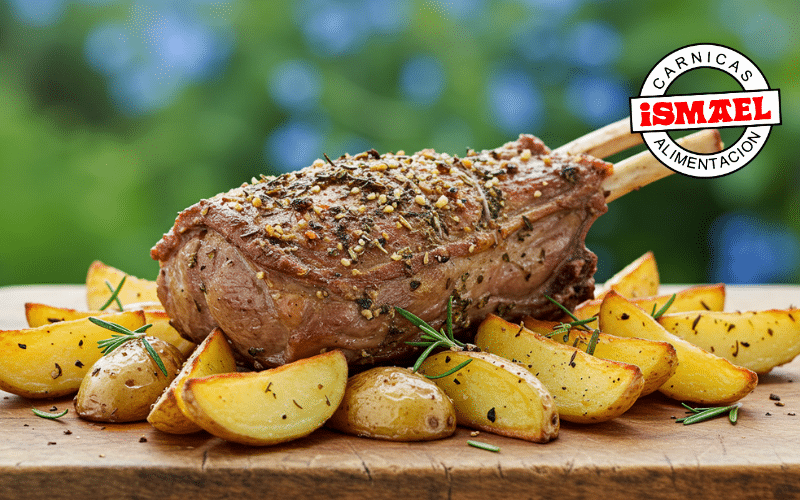 receta Agnello alle erbe con patate al Forno