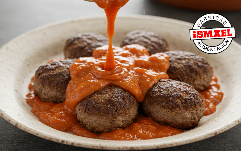 receta Kefta Marroqui con Salsa de Tomate y Especias