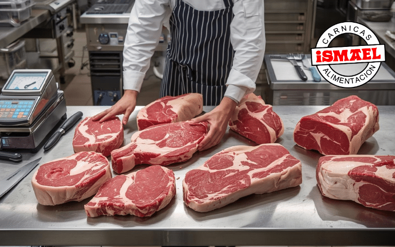 cortes ternera profesional cocina restaurante calidad