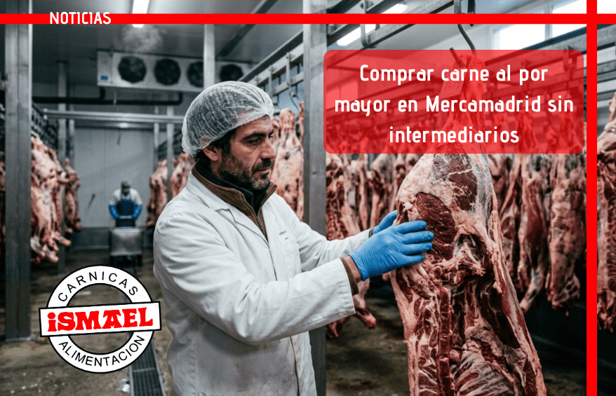 seleccion de carne al por mayor en mercado central de carnes
